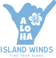 Island Winds Vinyl Decal Stickers Powder Blue Shakra Island Winds Clothing Company