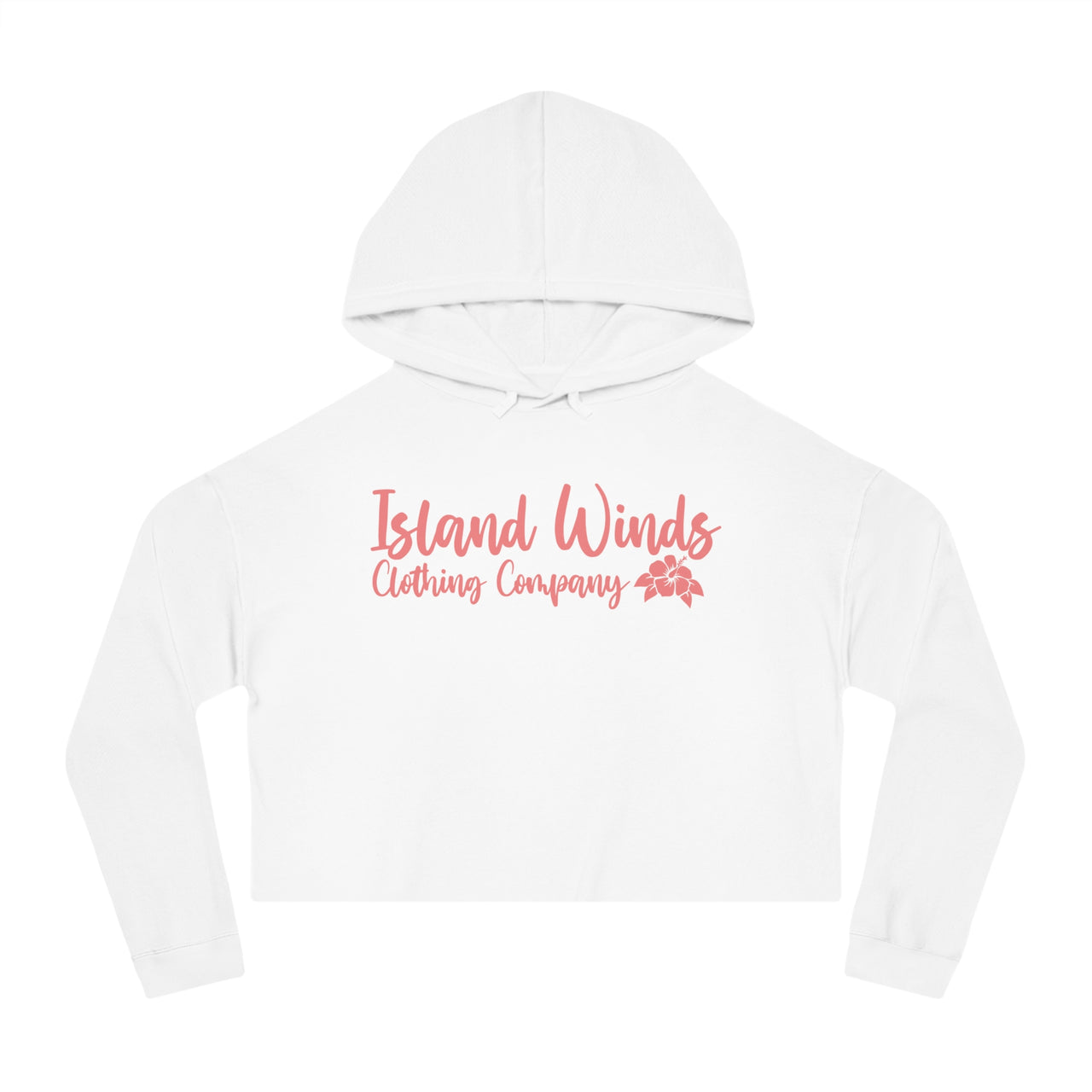 Island Winds Woman’s Scripted Coral Hoodie