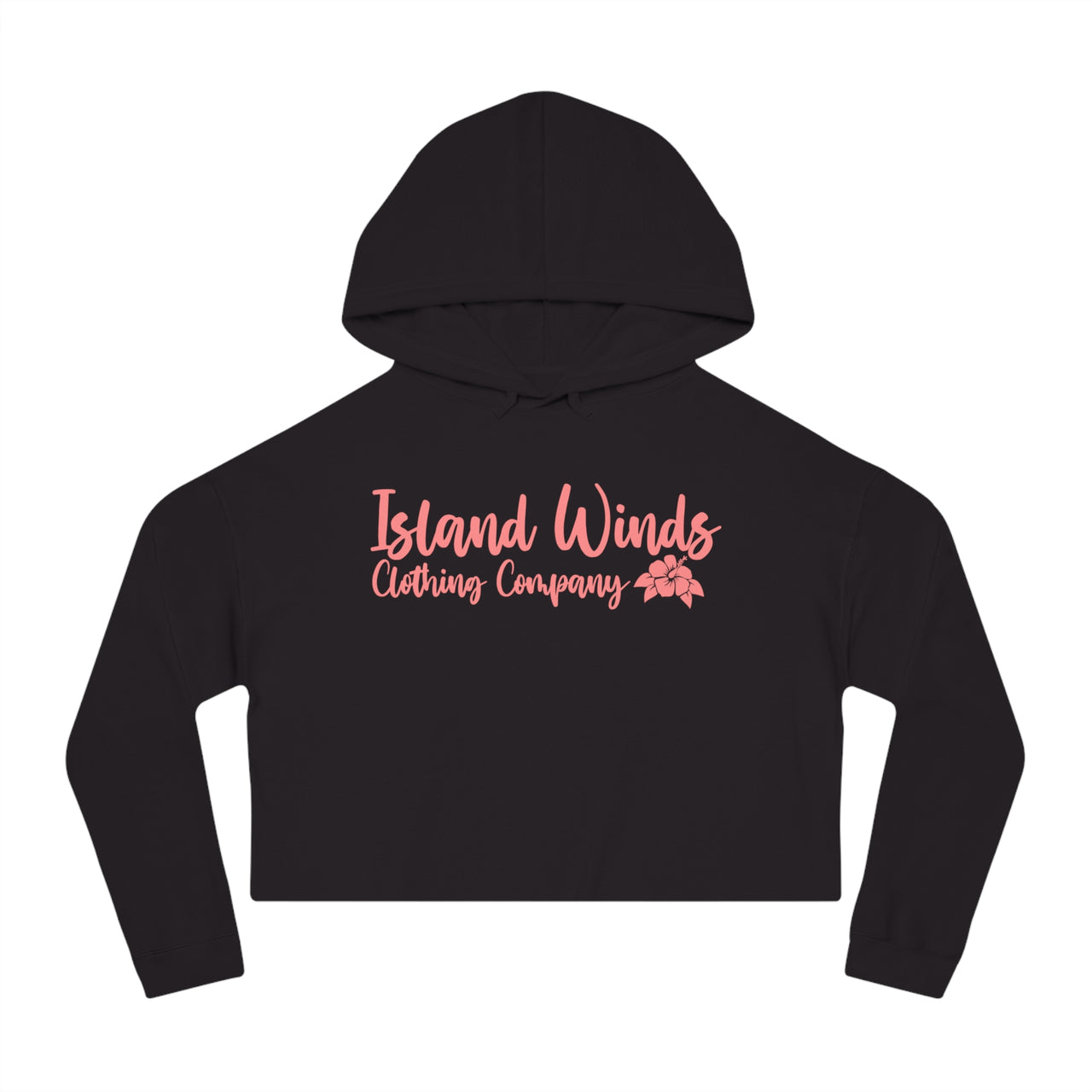 Island Winds Woman’s Scripted Coral Hoodie